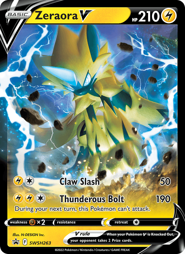 Zeraora V - 263/307 - SWSH Black Star Promos (swshp)