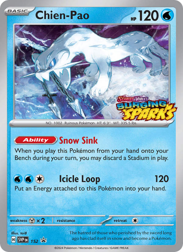 Chien-Pao - 152/225 - SVP Black Star Promos (svp)