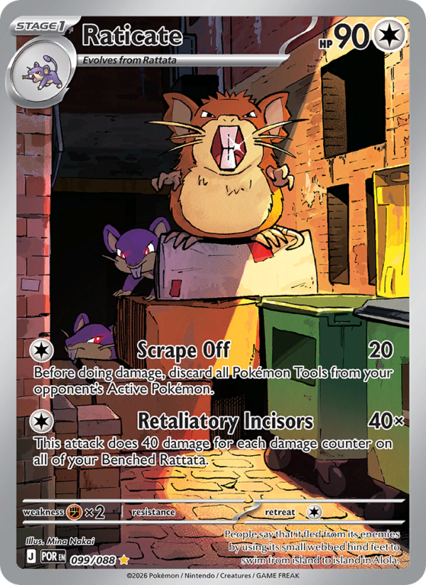 Raticate - 099/088 - Perfect Order (me03)