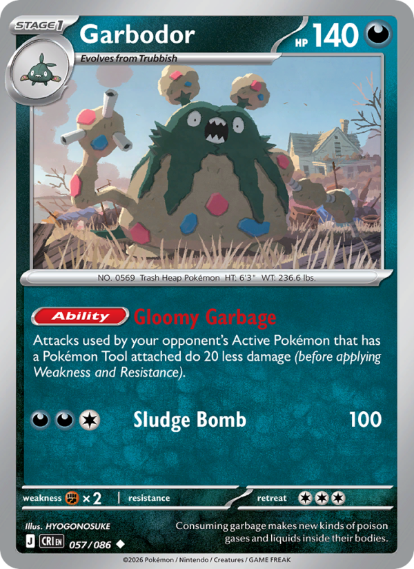 Garbodor - 057/086 - Chaos Rising (me04)