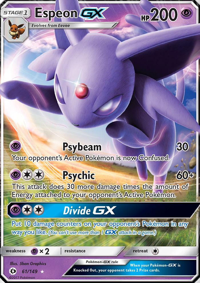 Espeon GX - 061/149 - Sun & Moon (sm1)