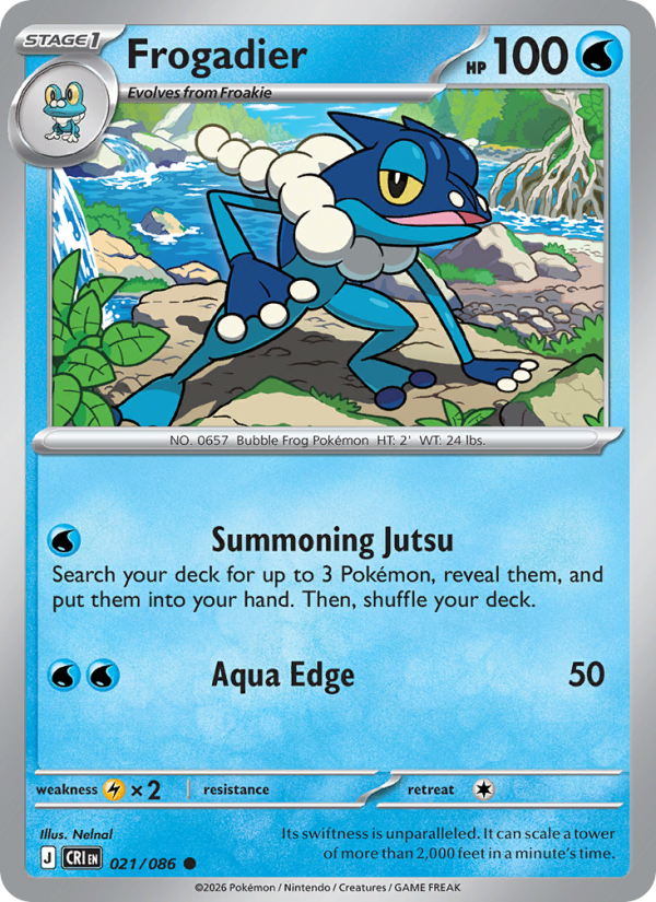Frogadier - 021/086 - Chaos Rising (me04)