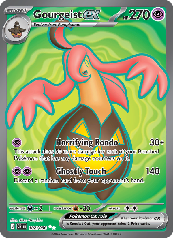 Gourgeist ex - 102/086 - Chaos Rising (me04)