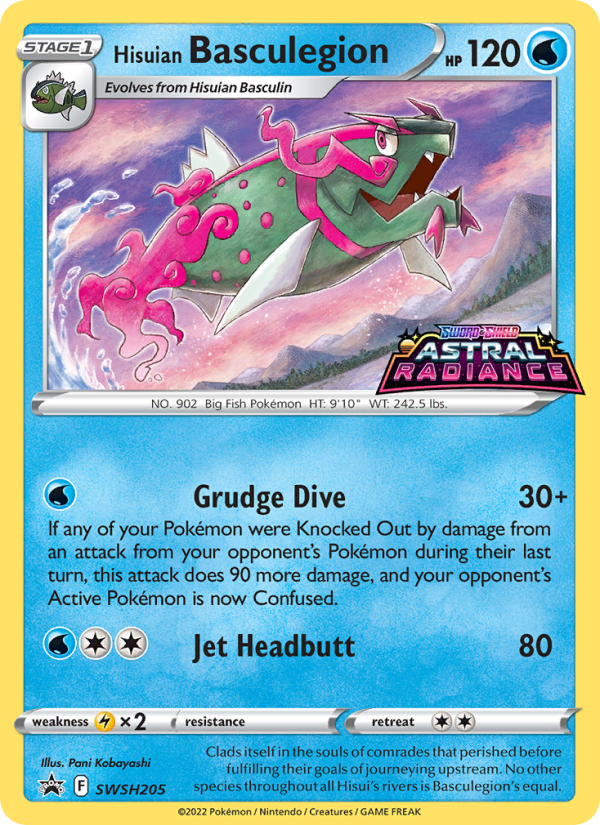 Hisuian Basculegion - 205/307 - SWSH Black Star Promos (swshp)
