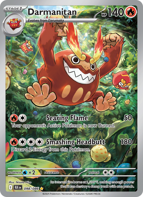 Darmanitan - 098/086 - Black Bolt (sv10.5b)