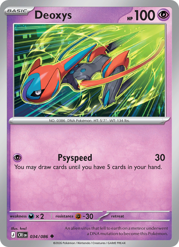 Deoxys - 034/086 - Chaos Rising (me04)