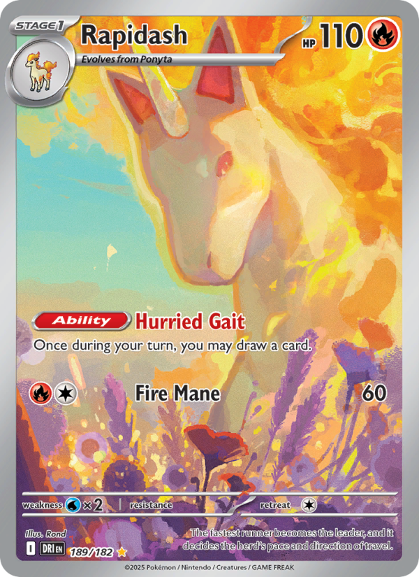Rapidash - 189/182 - Destined Rivals (sv10)