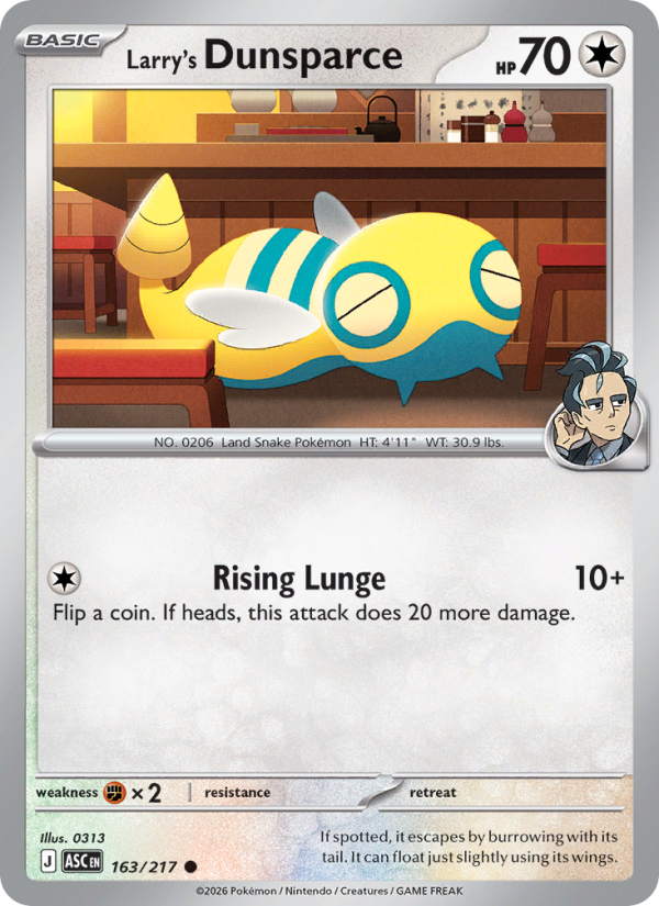 Larry's Dunsparce - 163/217 - Ascended Heroes (me02.5)