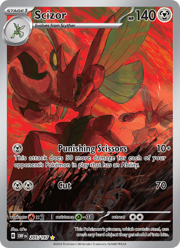 Scizor - 205/197 - Obsidian Flames (sv03)