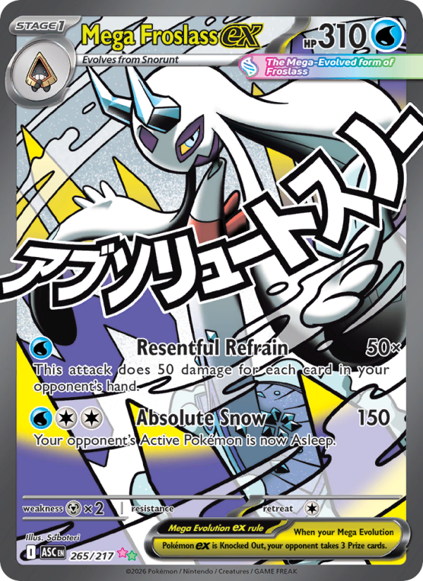 Mega Froslass ex - 265/217 - Ascended Heroes (me02.5)