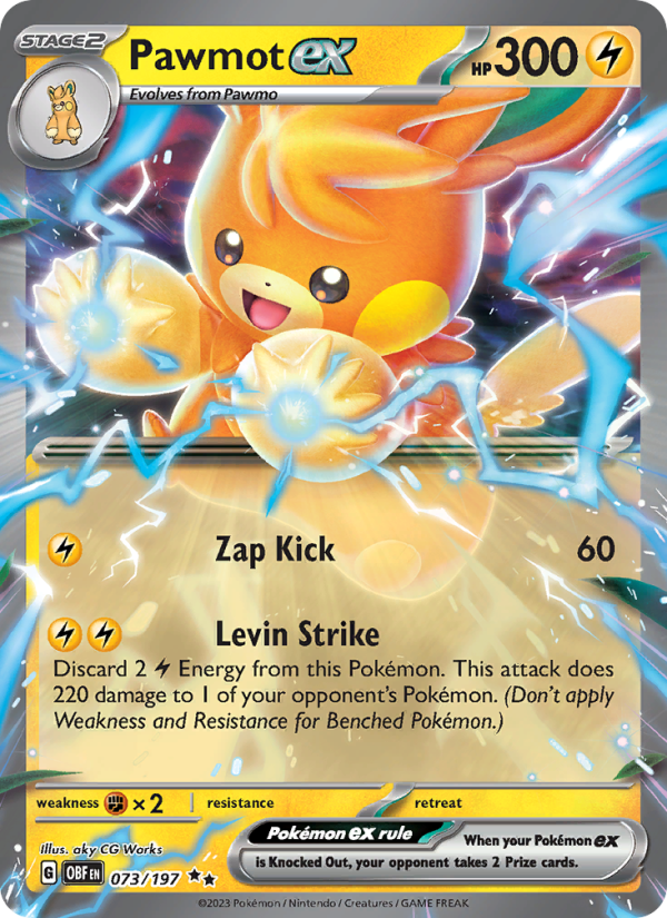 Pawmot ex - 073/197 - Obsidian Flames (sv03)