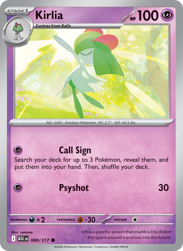 Kirlia - 088/217 - Ascended Heroes (me02.5)