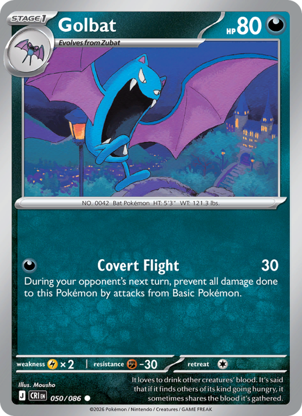 Golbat - 050/086 - Chaos Rising (me04)