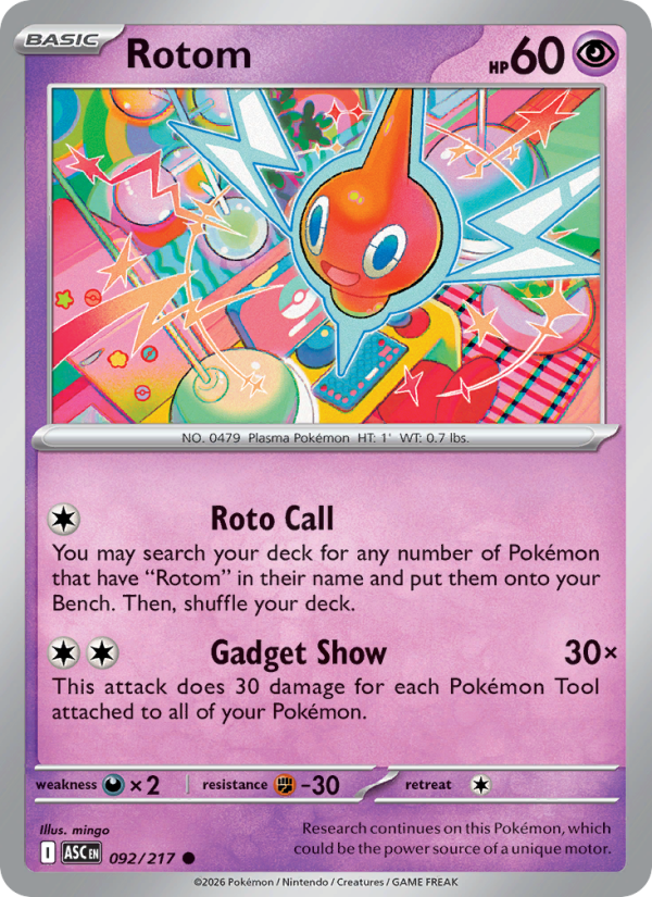 Rotom - 092/217 - Ascended Heroes (me02.5)
