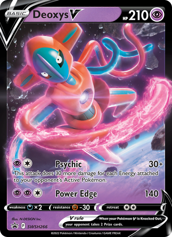 Deoxys V - 266/307 - SWSH Black Star Promos (swshp)