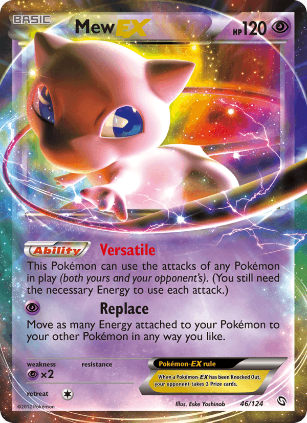 Mew-EX - 046/124 - Dragons Exalted (bw6)