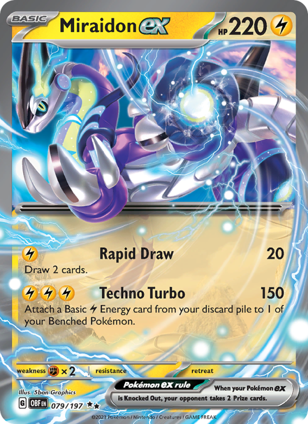 Miraidon ex - 079/197 - Obsidian Flames (sv03)