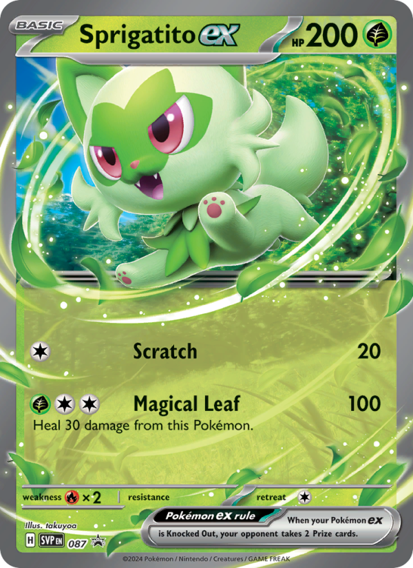 Sprigatito ex - 087/225 - SVP Black Star Promos (svp)