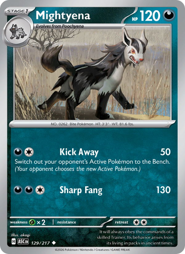 Mightyena - 129/217 - Ascended Heroes (me02.5)