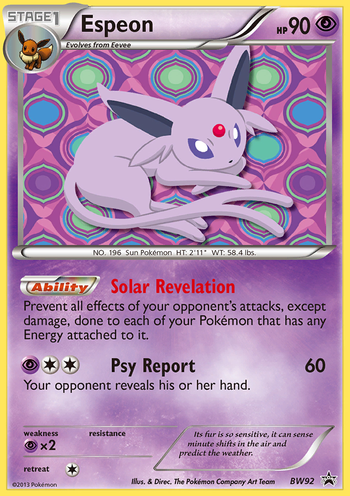 Espeon - 092/101 - BW Black Star Promos (bwp)