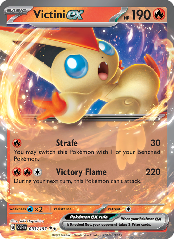 Victini ex - 033/197 - Obsidian Flames (sv03)