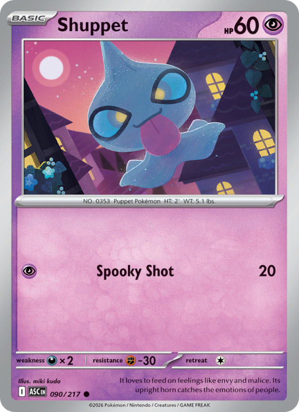 Shuppet - 090/217 - Ascended Heroes (me02.5)