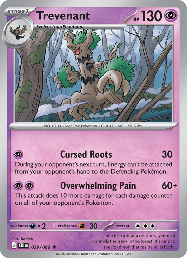 Trevenant - 039/086 - Chaos Rising (me04)