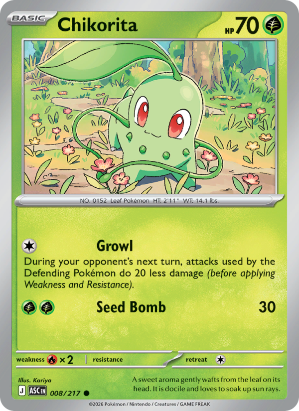 Chikorita - 008/217 - Ascended Heroes (me02.5)
