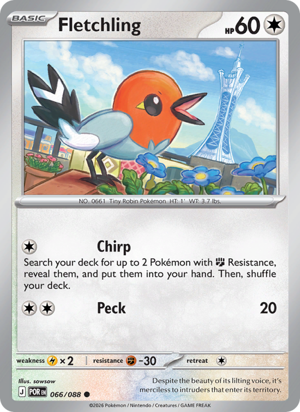 Fletchling - 066/088 - Perfect Order (me03)