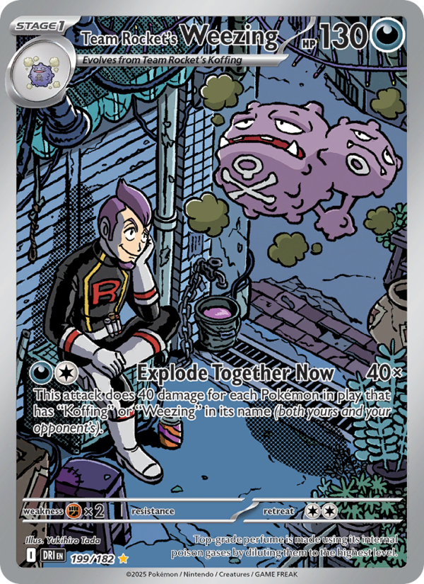 Team Rocket's Weezing - 199/182 - Destined Rivals (sv10)