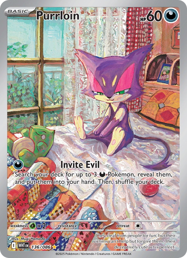 Purrloin - 136/086 - White Flare (sv10.5w)