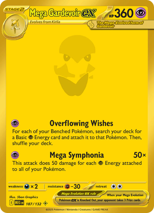 Mega Gardevoir ex - 187/132 - Mega Evolution (me01)