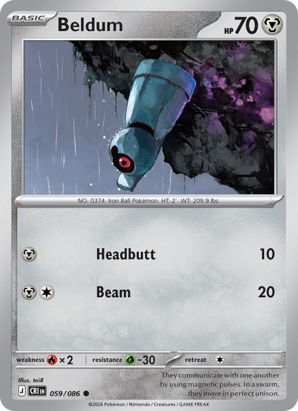 Beldum - 059/086 - Chaos Rising (me04)