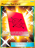 Peeking Red Card - 169/156 - Ultra Prism (sm5)