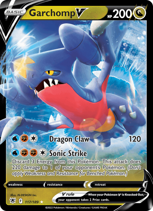 Garchomp V - 117/189 - Astral Radiance (swsh10)