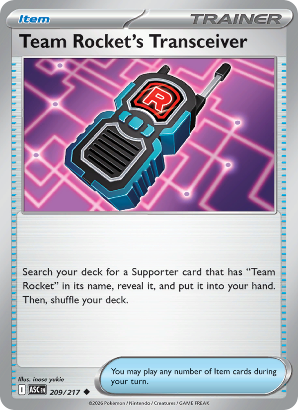 Team Rocket's Transceiver - 209/217 - Ascended Heroes (me02.5)