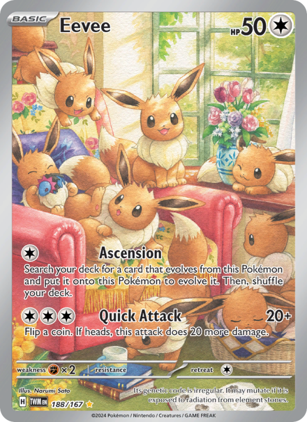 Eevee - 188/167 - Twilight Masquerade (sv06)