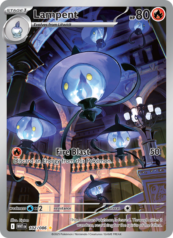 Lampent - 102/086 - White Flare (sv10.5w)