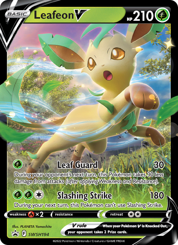 Leafeon V - 194/107 - SWSH Black Star Promos (swshp)