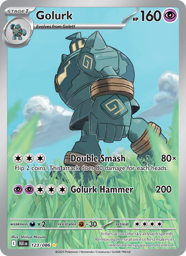 Golurk - 123/086 - Black Bolt (sv10.5b)