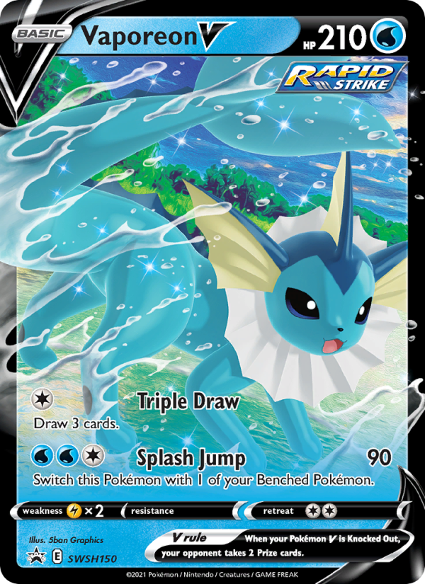 Vaporeon V - 150/107 - SWSH Black Star Promos (swshp)