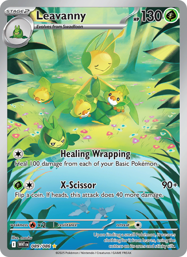 Leavanny - 089/086 - White Flare (sv10.5w)