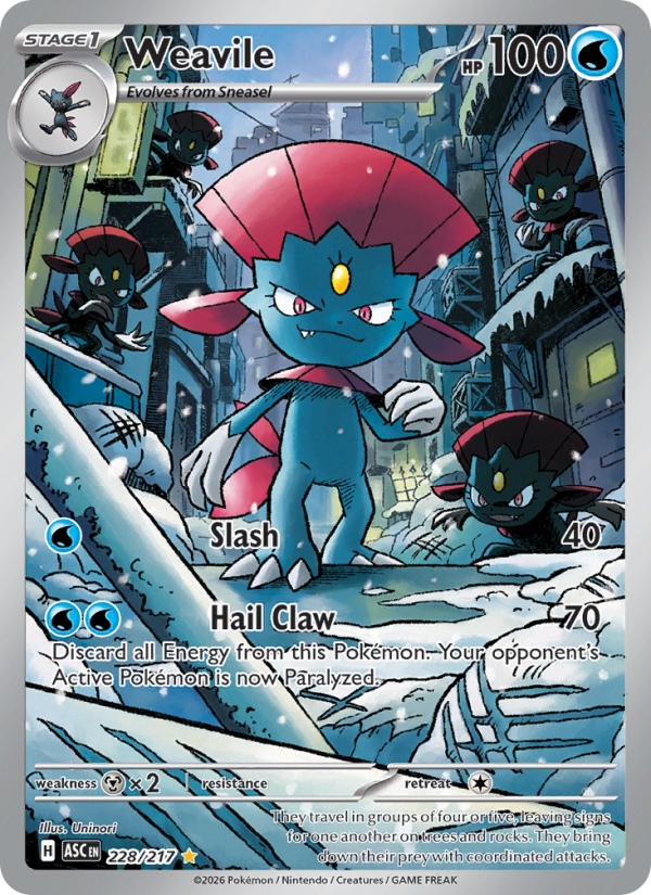 Weavile - 228/217 - Ascended Heroes (me02.5)