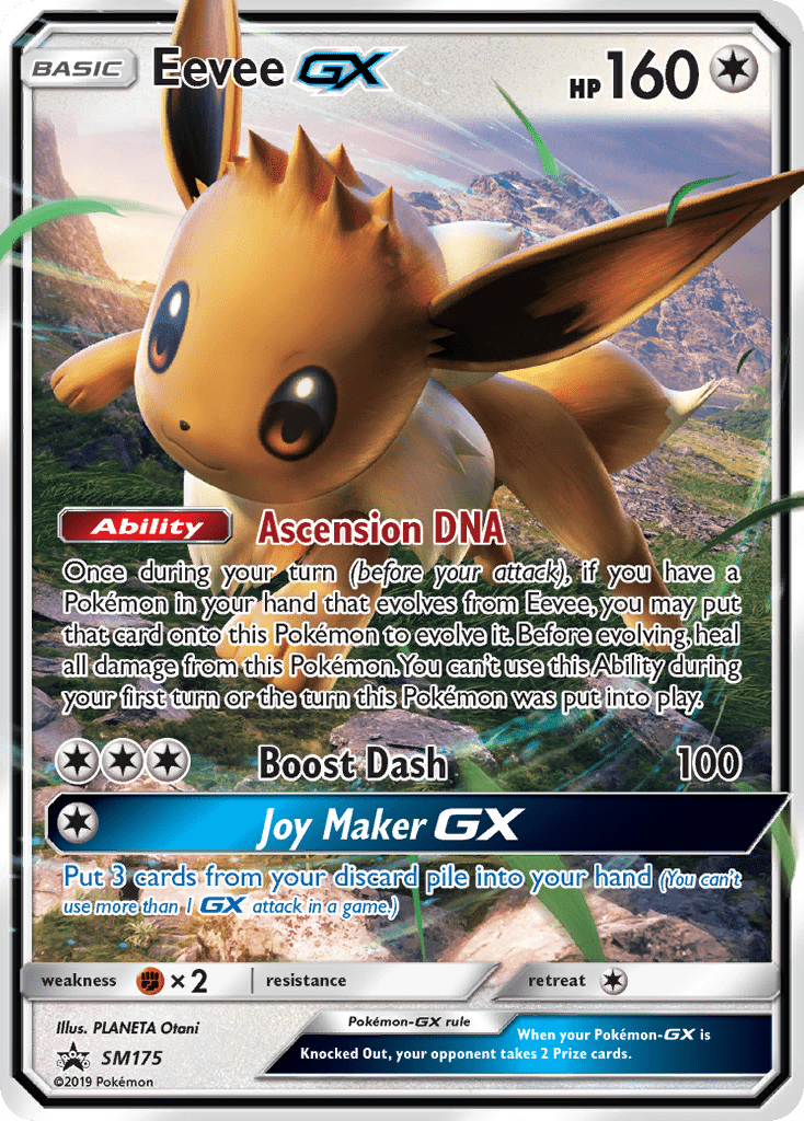 Eevee GX - 175/236 - SM Black Star Promos (smp)