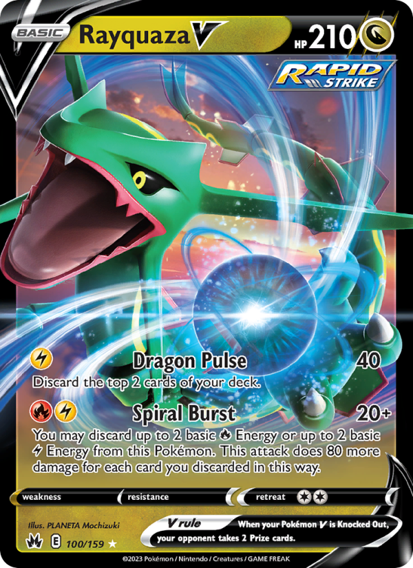 Rayquaza V - 100/159 - Crown Zenith (swsh12.5)