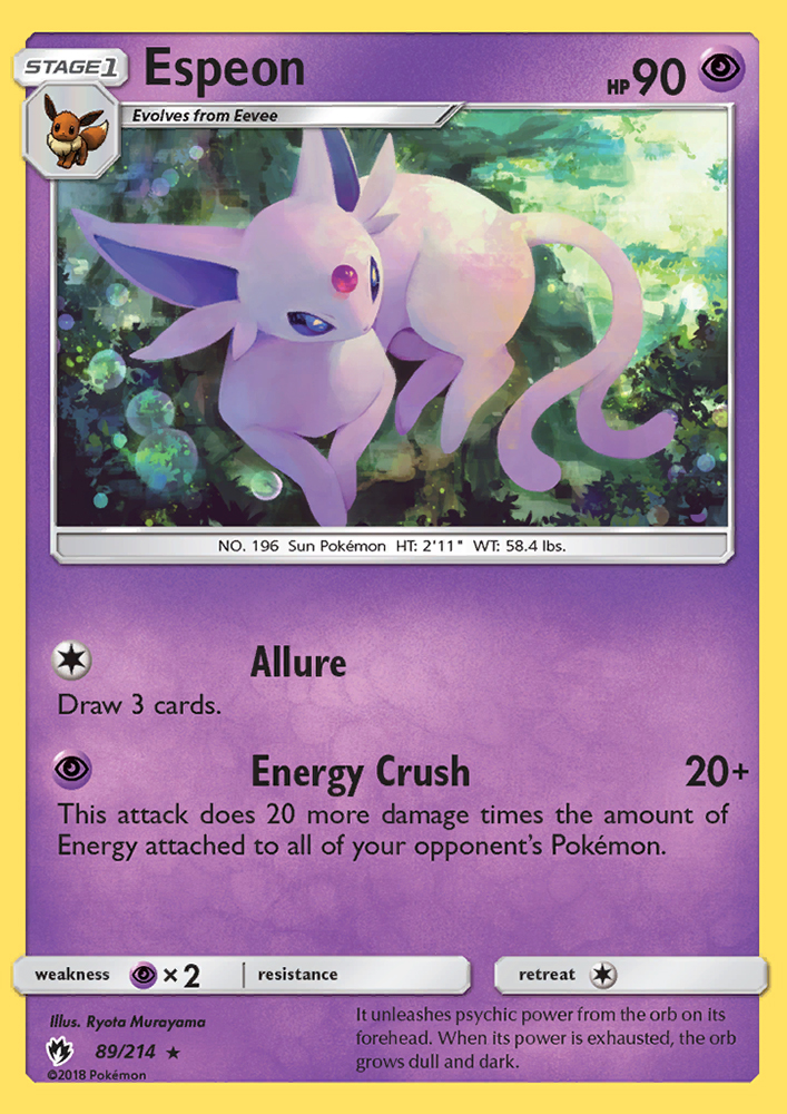 Espeon - 089/214 - Lost Thunder (sm8)