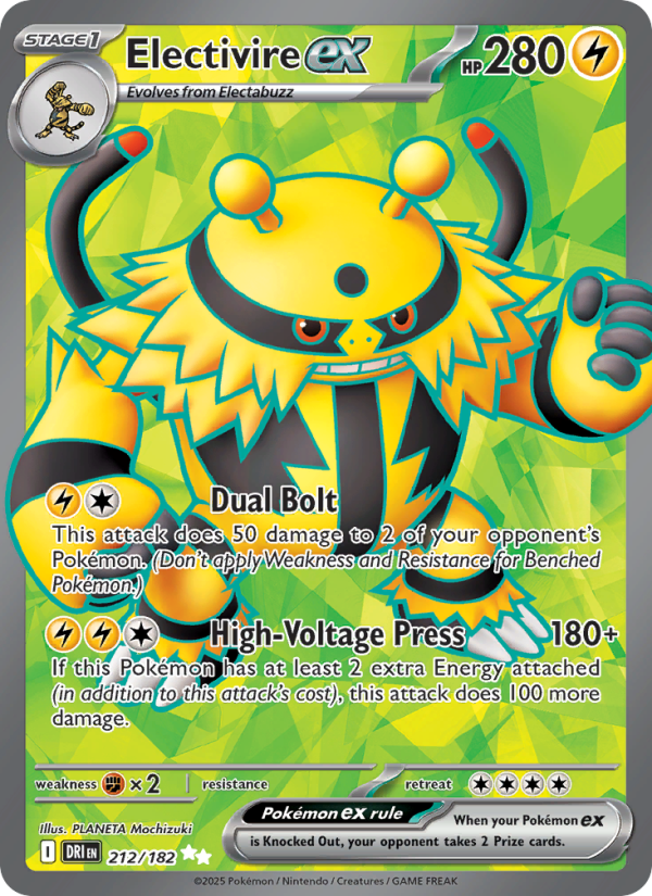 Electivire ex - 212/182 - Destined Rivals (sv10)