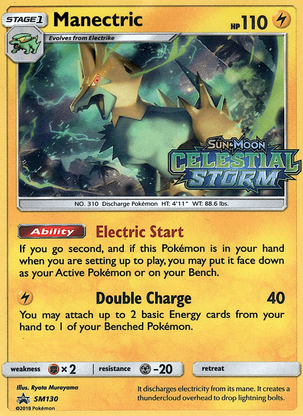 Manectric - 130/248 - SM Black Star Promos (smp)