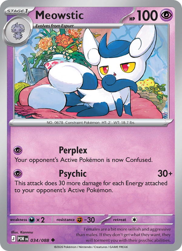 Meowstic - 034/088 - Perfect Order (me03)