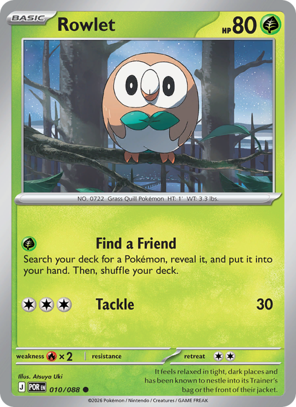 Rowlet - 010/088 - Perfect Order (me03)